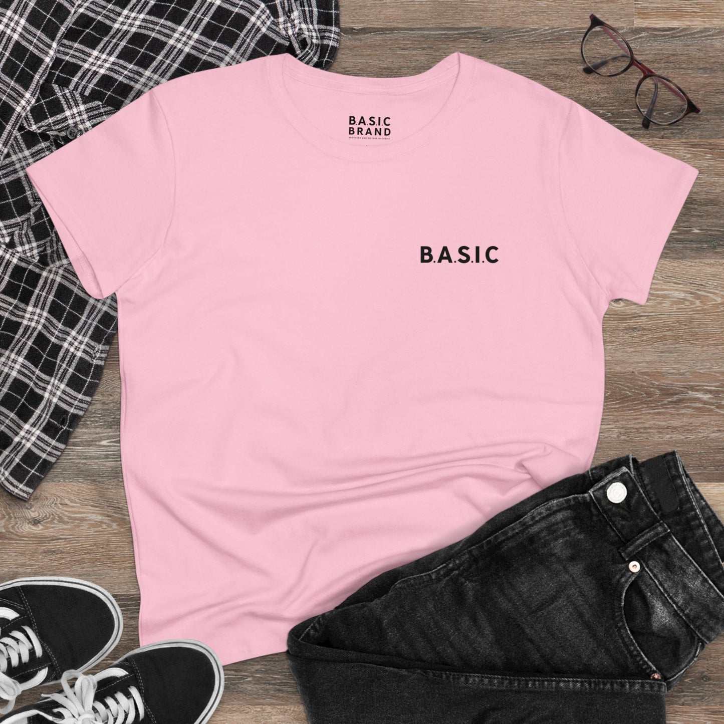 Women's B.A.S.I.C "Corner Logo" Tee Shirt