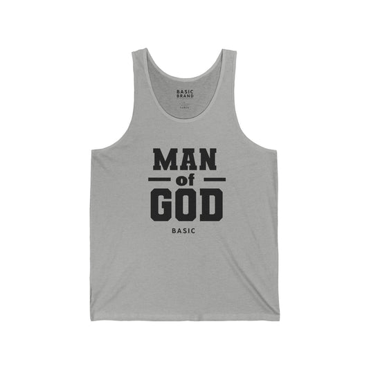 Men's B.A.S.I.C "Man of God" Jersey Tank