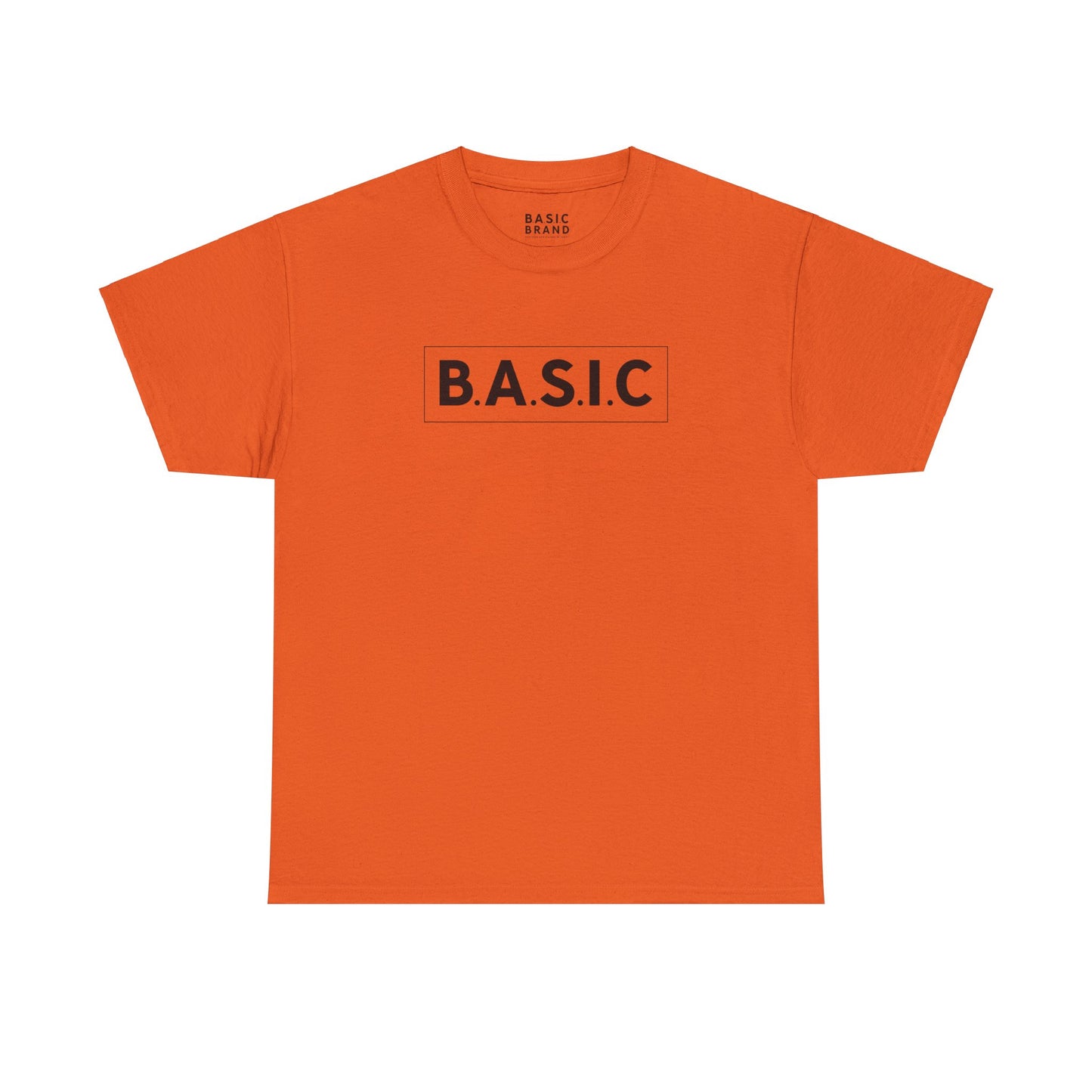 Men's B.A.S.I.C "Medium Sized Boxed Logo" Tee Shirt