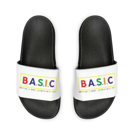 Men's B.A.S.I.C Slide Sandals "Colorful Logo"