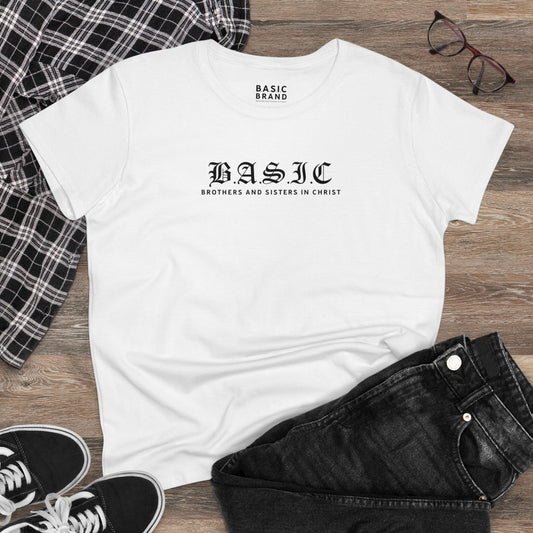 Women's B.A.S.I.C "Old Literacy Font" Tee Shirt