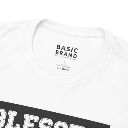 Unisex B.A.S.I.C "Stiched BLESSED" T Shirt