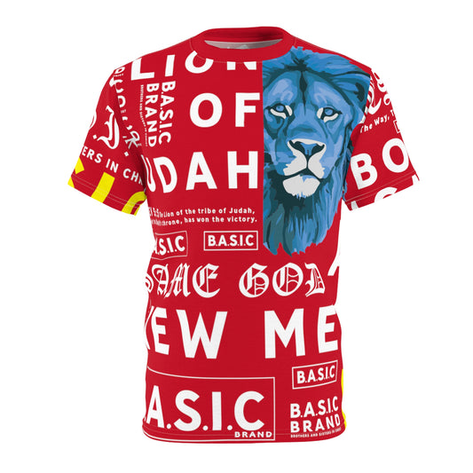B.A.S.I.C "All Over Print" Red T Shirt