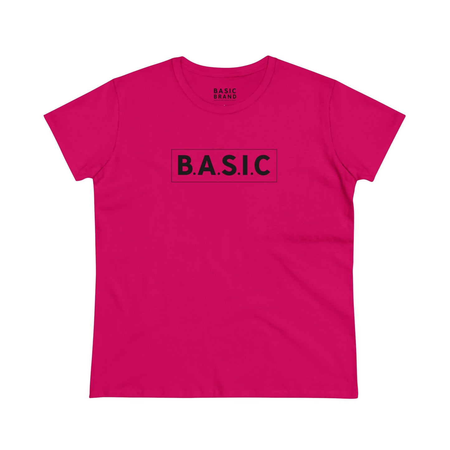 Women's B.A.S.I.C "Medium Boxed Logo" Tee Shirt