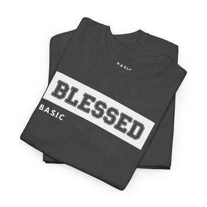 Unisex B.A.S.I.C "Stitched BLESSED 2" T Shirt
