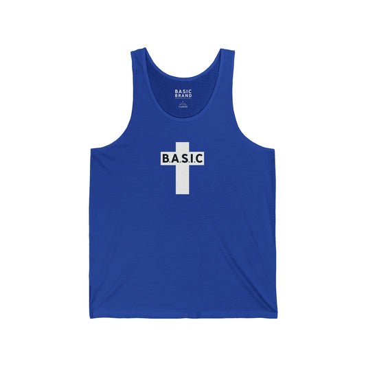 Unisex B.A.S.I.C "Names" Front and Back Jersey Tank