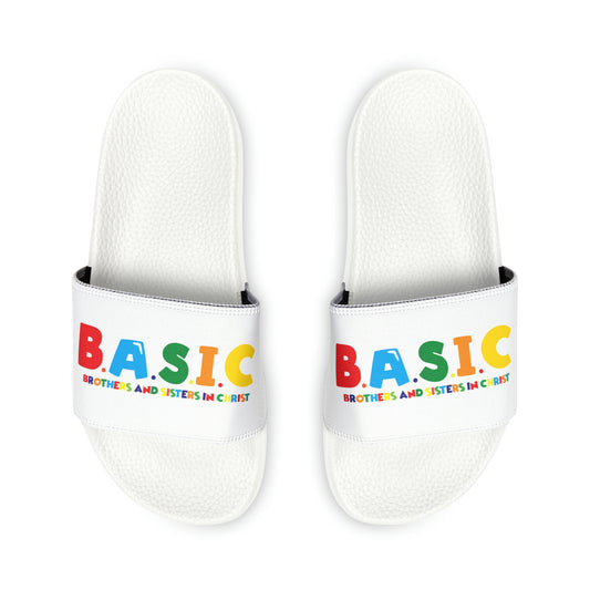 Youth B.A.S.I.C "Kids Logo" Slide Sandals
