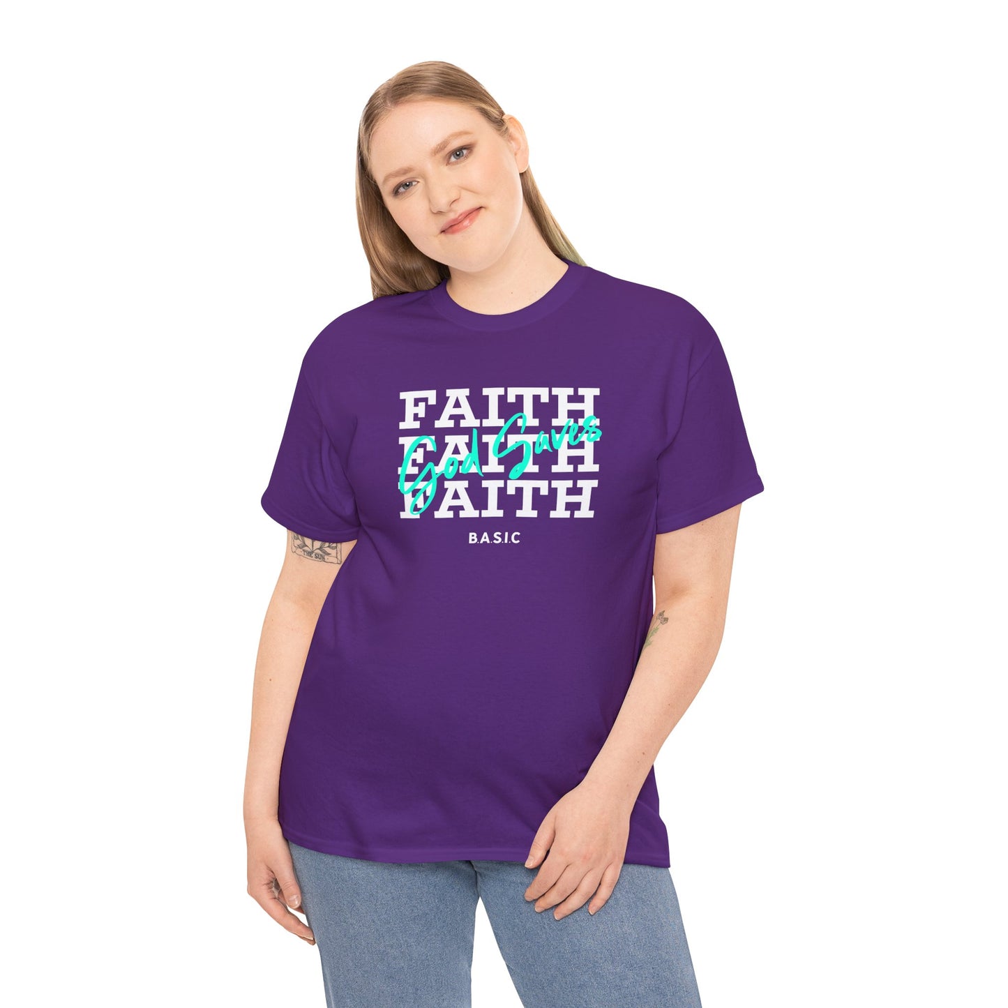 Unisex B.A.S.I.C "Faith" T Shirt