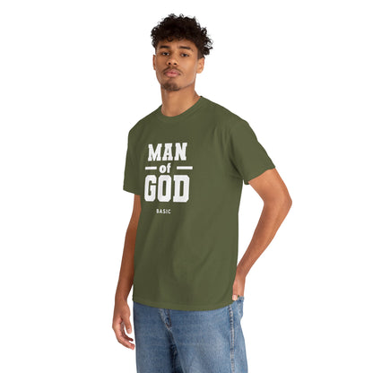Men's B.A.S.I.C "Man of God" 2 T Shirt