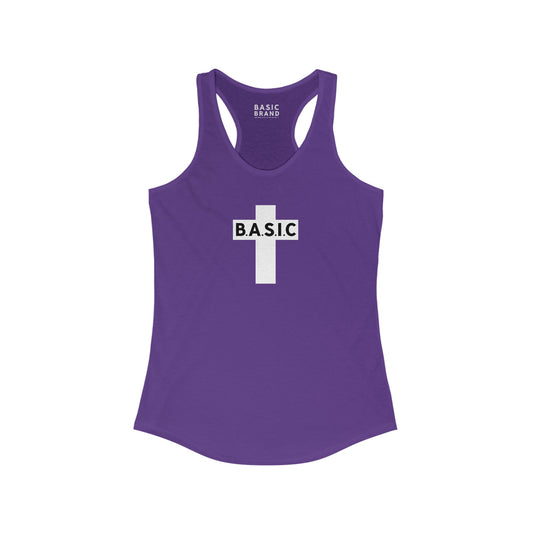 Women's B.A.S.I.C "Names" Front and Back Racerback Tank