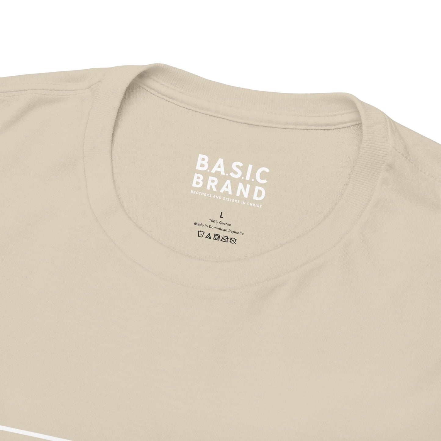 Unisex B.A.S.I.C Redeemed T Shirt (White Font)