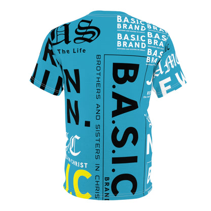 B.A.S.I.C "All Over Print" Turqoise T Shirt