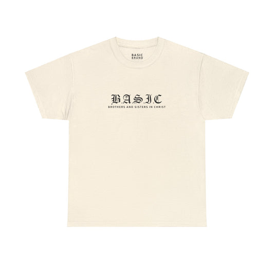 Unisex B.A.S.I.C "Old Literacy Font" Tee Shirt