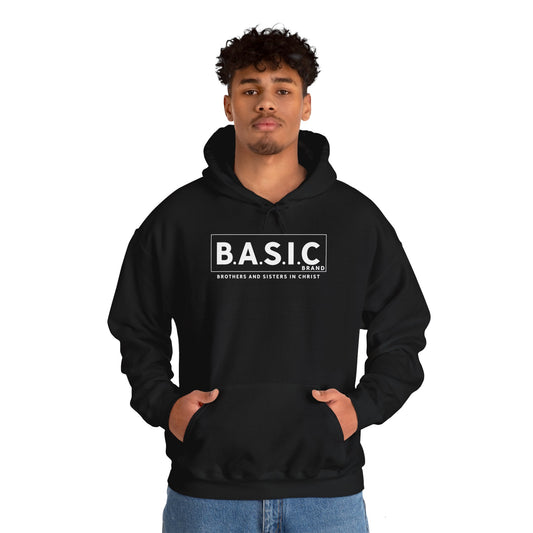 Unisex B.A.S.I.C "The Original White Font" Pullover Hoodie