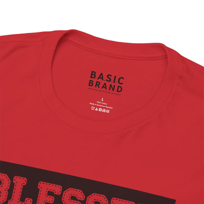 Unisex B.A.S.I.C "Stiched BLESSED" T Shirt